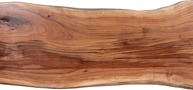 Alaterre Furniture 36-Inch Live Edge Wood Bench – Natural Acacia Wood Top - Image 12