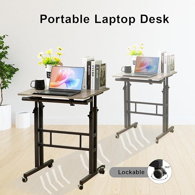 Hadulcet Mobile Standing Desk - Image 6