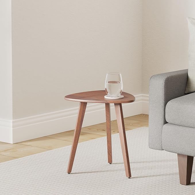 MH London Tri Pin Side Table I Handmade Natural Mango Wood, Naturally Moisture - Image 2
