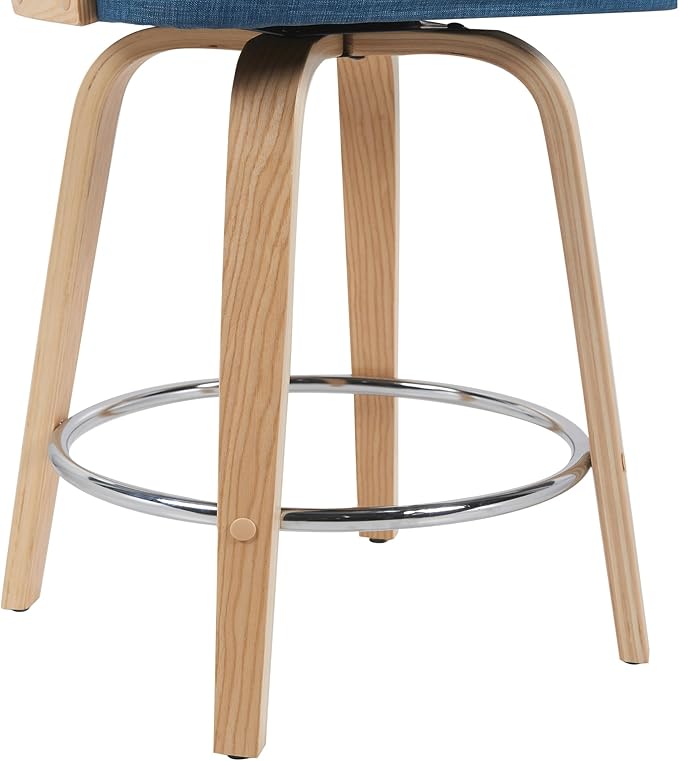 Sonia Modern Swivel Counter Height Bar Stool - Image 7