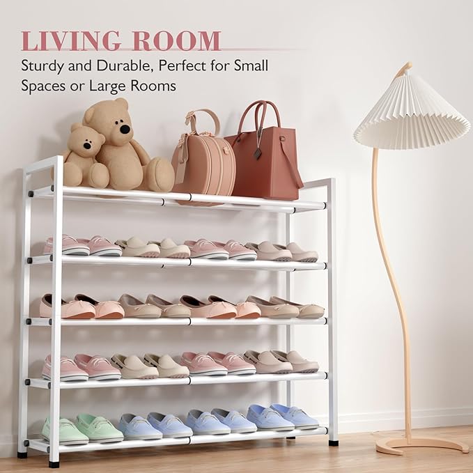 Bumusty 5-Tier Expandable Shoe Rack - Image 6