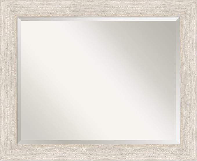 Amanti Art White Bathroom Mirror by AmantiArt