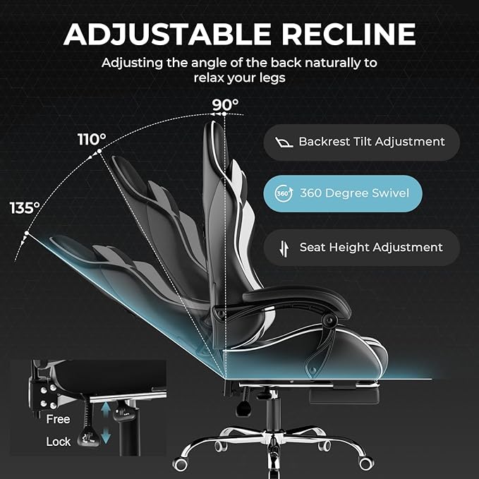 GTPLAYER Gaming Chair, Computer Chair - Image 5
