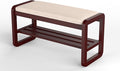Solid Wood Shoe Rack, 2 Tier Shoe Storage Bench by Unknown