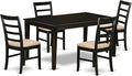 East West Furniture CAPF5-CAP-C 5 Piece Dining Room Furniture Set Includes a by EastWestFurniture