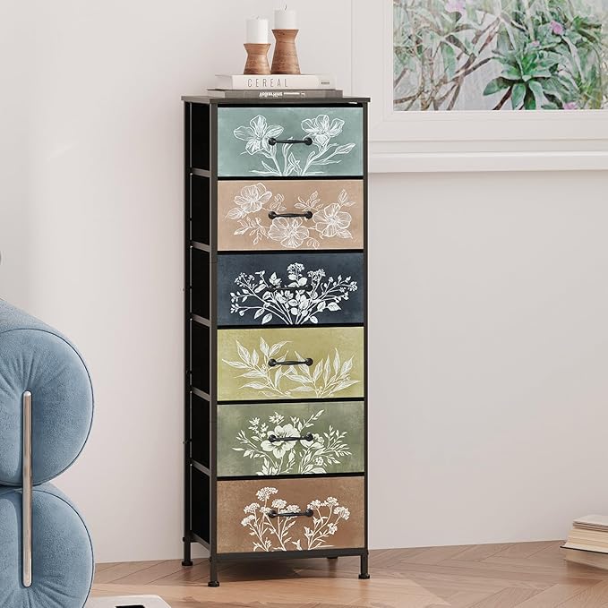 Tohomeor Vintage Dresser Vertical Nightstand - Image 5