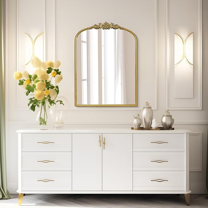 WallBeyond Gold Vintage Mirror - Image 4
