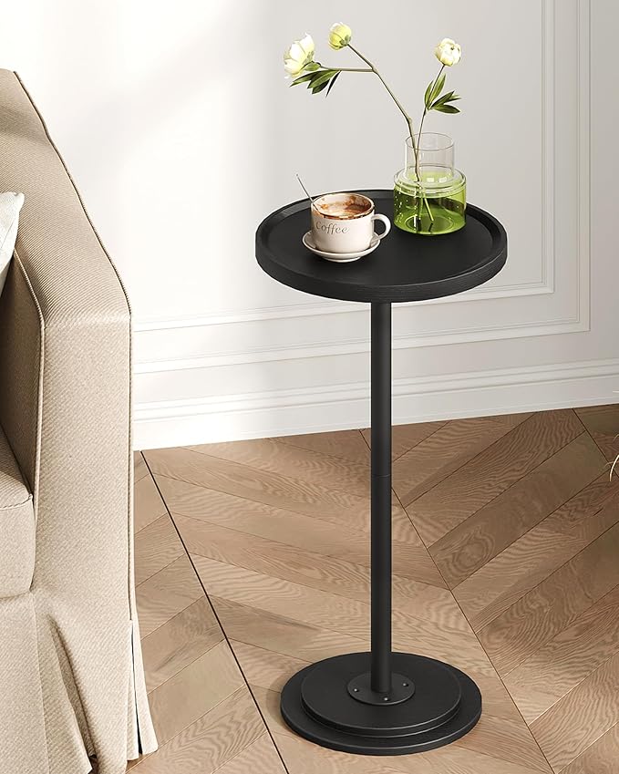 Small Round Side Table, Drink Table by Choezon