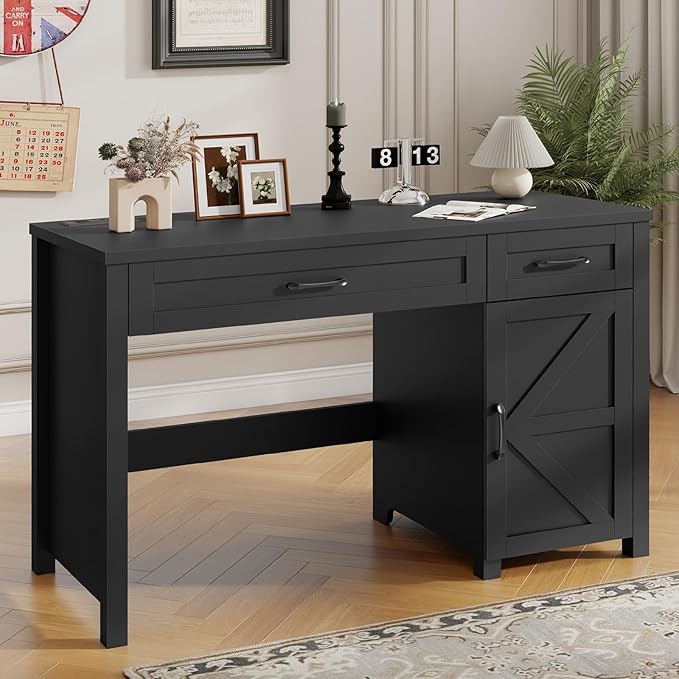Farmhouse 47" Executive Desk, Computer Desk by Vabches