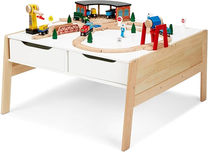 Melissa & Doug Kids Furniture Wooden Art & Activity Table - Image 4