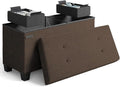 STORAGEBUD Storage Ottoman Bench by STORAGEBUD