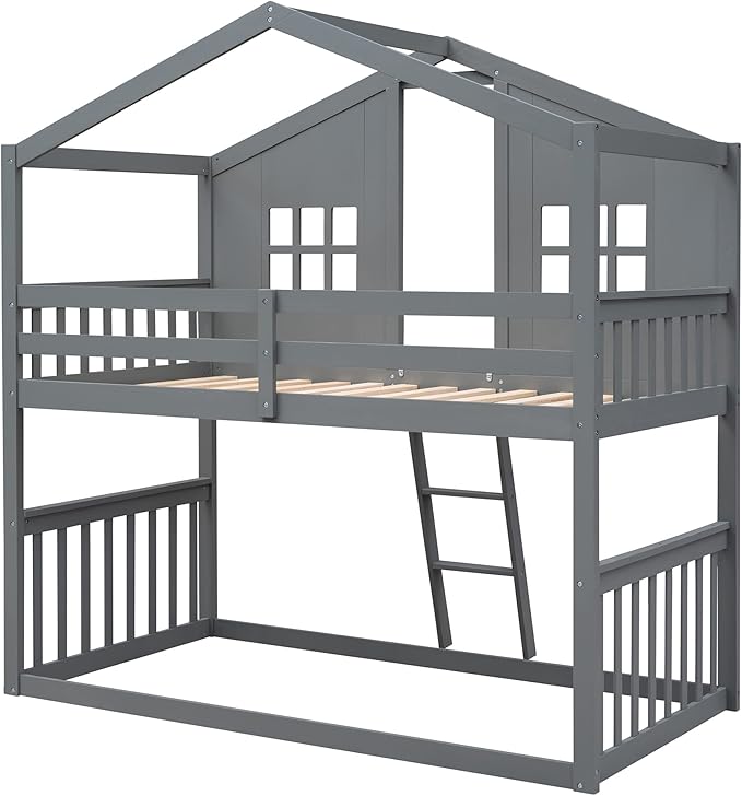 Ball & Cast Twin Over Twin Size House Bunk - Image 4