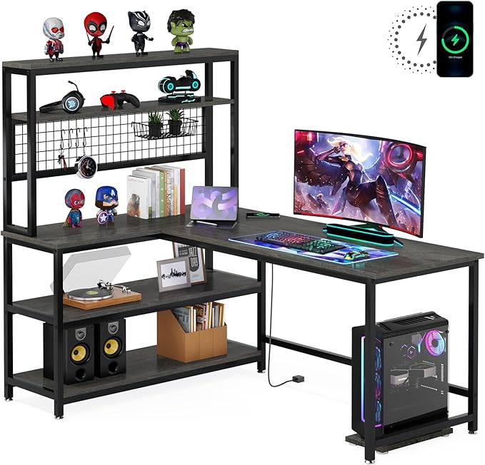 Tribesigns 55" Large Computer Desk - Image 9