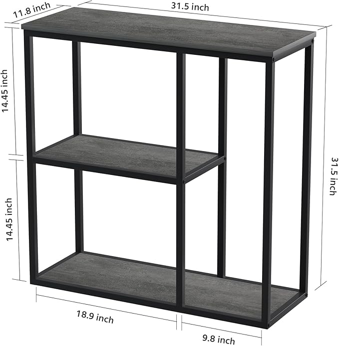 WOHOMO Console Table, 12 Inch Narrow Entryway Table - Image 3