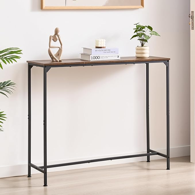 Console Table, Narrow Entryway Table, Thin Sofa Table, Behind Couch Table - Image 6