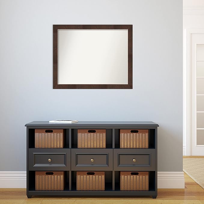 Amanti Art Brown Bathroom Mirror - Image 5