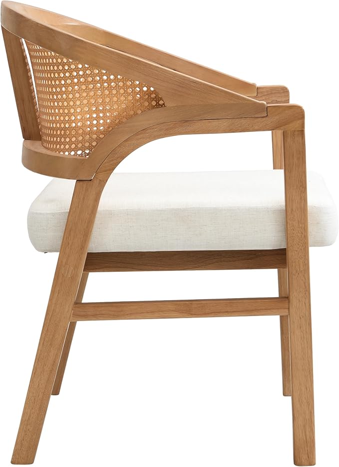 Christopher Knight Home Faritel Modern Wooden Dining Chairs Set of 2, Fabric - Image 6