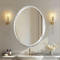OVALCREST - Oval Wooden Beveled Wall Mirror by OVALCREST