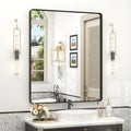 30x36 Inch Black Framed Bathroom Mirror by VANLIOBathroomMirror