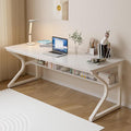 Extra Long Desk with Bookshelf by OSCHF