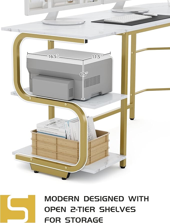Teraves Reversible L Shaped Desk - Image 8