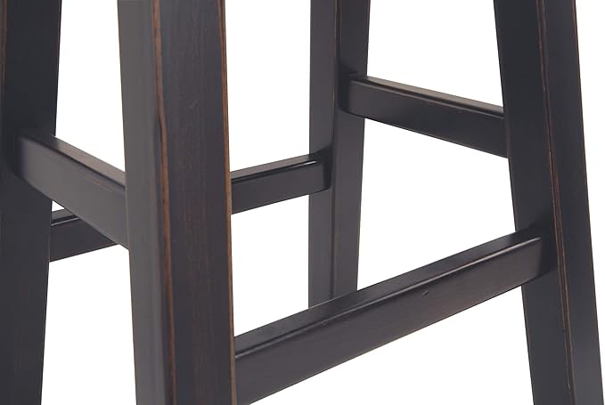 Signature Design by Ashley Glosco Farmhouse 25.5" Counter Height Saddle Barstool - Image 6