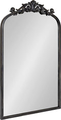 Kate and Laurel Arendahl Traditional Arch Mirror, 19 x 30.75, Antique Black by KateandLaurel
