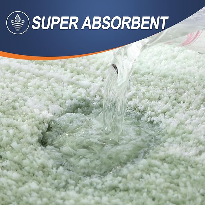 OLANLY Bathroom Runner Rugs 47x20, Extra Soft Absorbent Microfiber Bath Rugs - Image 3