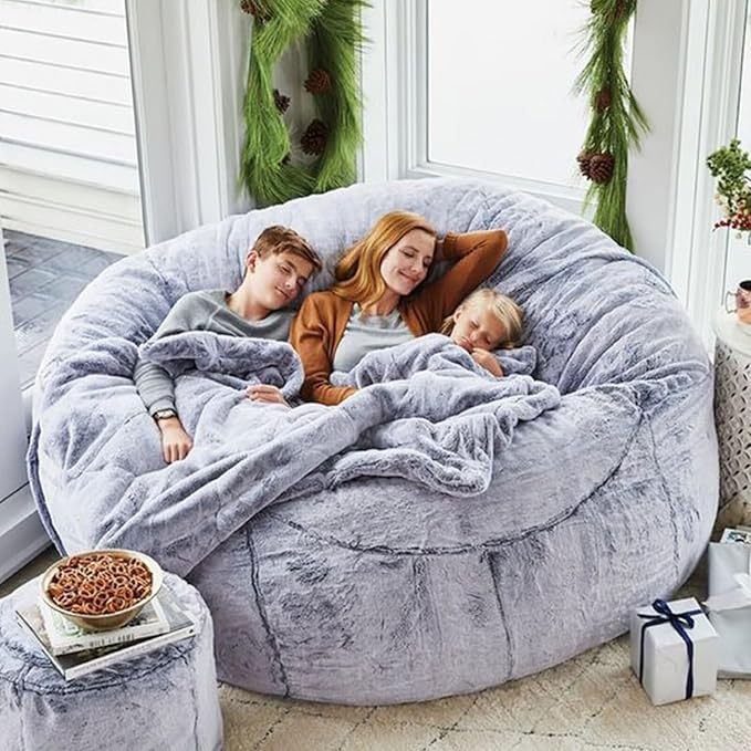 BCU Bean Bag Cover Comfy Beanbag Chair - Image 7
