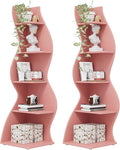 Tribesigns Corner Shelf, Modern 5-Tier Wall Corner Bookshelf, Stylish Corner by Tribesigns