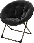 Comfy Saucer Chairs, Cozy Faux Fur Living Room Chair by GAOMON