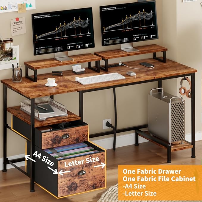 Furologee 55" Computer Desk - Image 4