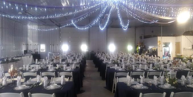 TentandTable White Resin Folding Chairs - Image 2