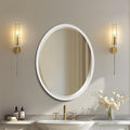 OVALCREST - Oval Wooden Beveled Wall Mirror by OVALCREST