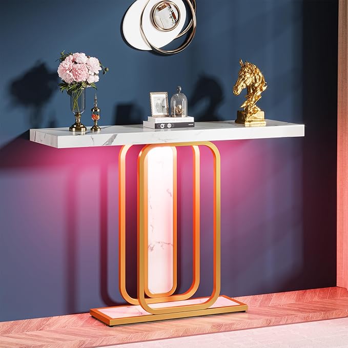 LITTLE TREE Modern Entryway Console Table - Image 2