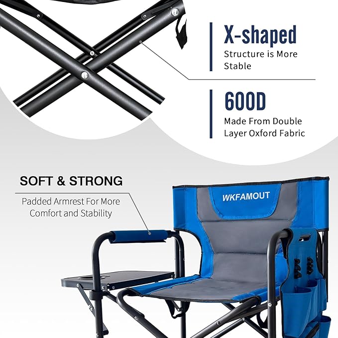 Tall Folding Directors Chair - Image 6