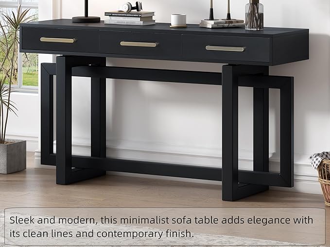 Merax 57” Entryway Console Sofa Table - Image 6