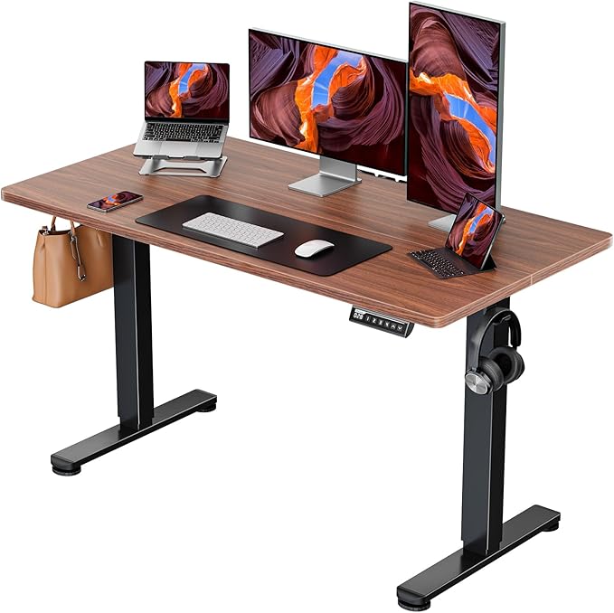 ErGear Height Adjustable Electric Standing Desk, 48 x 24 Inches Sit Stand up by ErGear