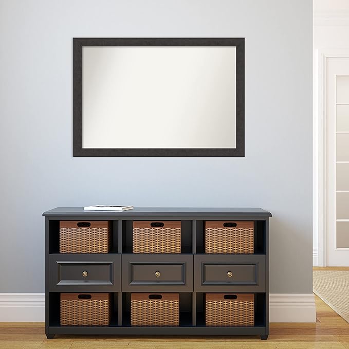 Amanti Art Brown Bathroom Mirror - Image 5