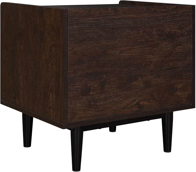 Manhattan Comfort Duane Modern Ribbed Nightstand Set of 2, Bedside Table - Image 9