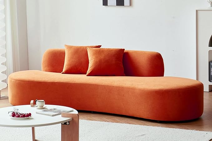 Container Furniture Direct 90" Curved Sofa - Image 2