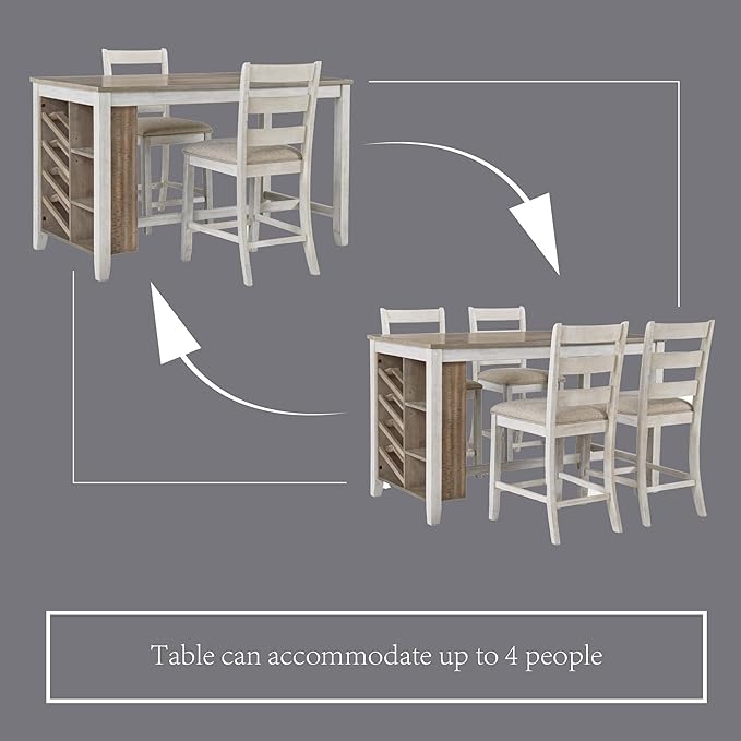 Signature Design by Ashley Skempton Farmhouse 36" Counter Height Dining Table - Image 10