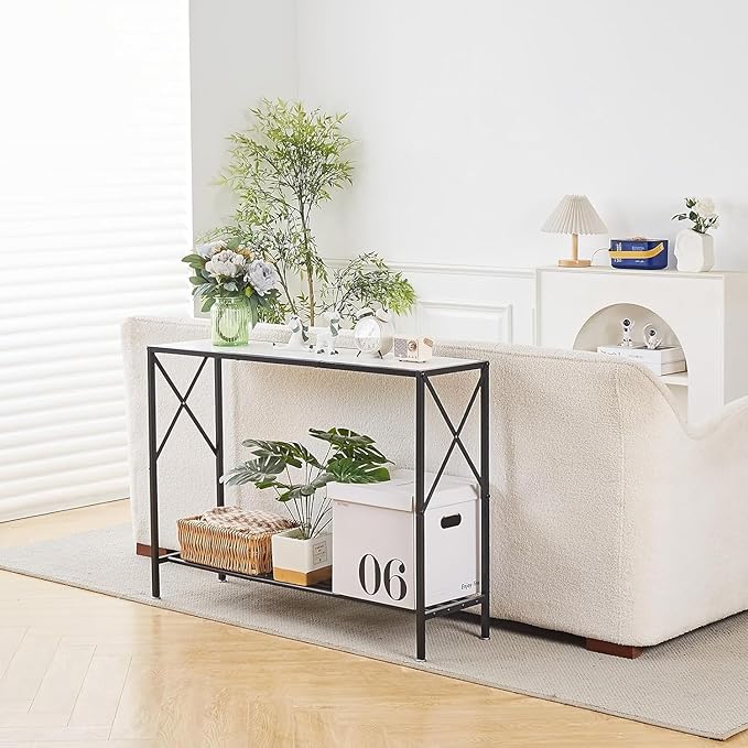 Wimarsbon Console Table, Behind Couch TV Tables - Image 2
