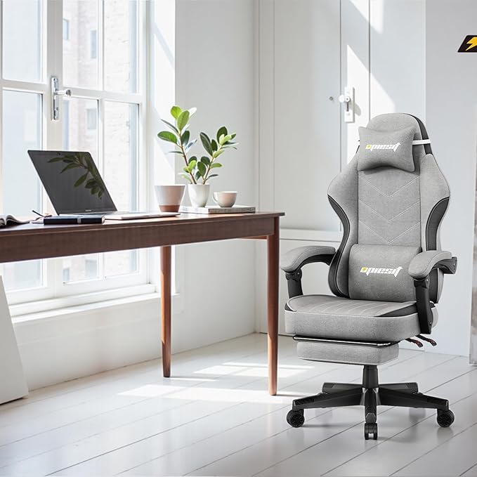 Gaming Chair, Fabric Computer Chair - Image 7