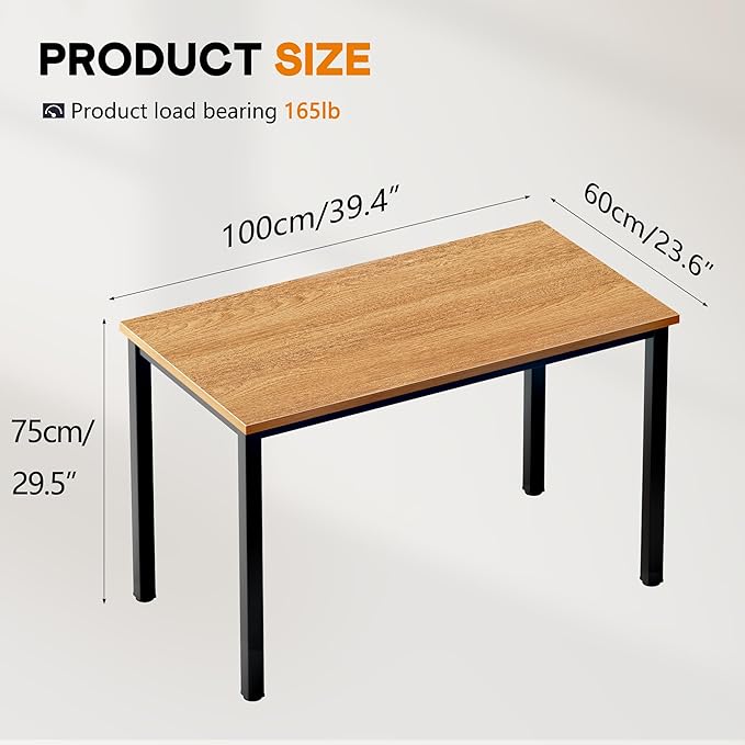 DlandHome 39 inches Small Computer Desk - Image 3