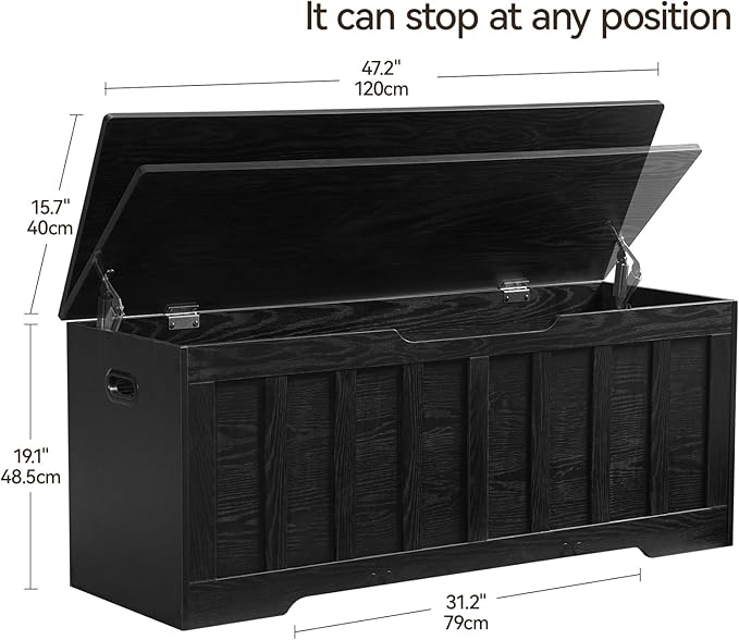 47.2" Storage Chest Extra Large, Storage Trunk - Image 2