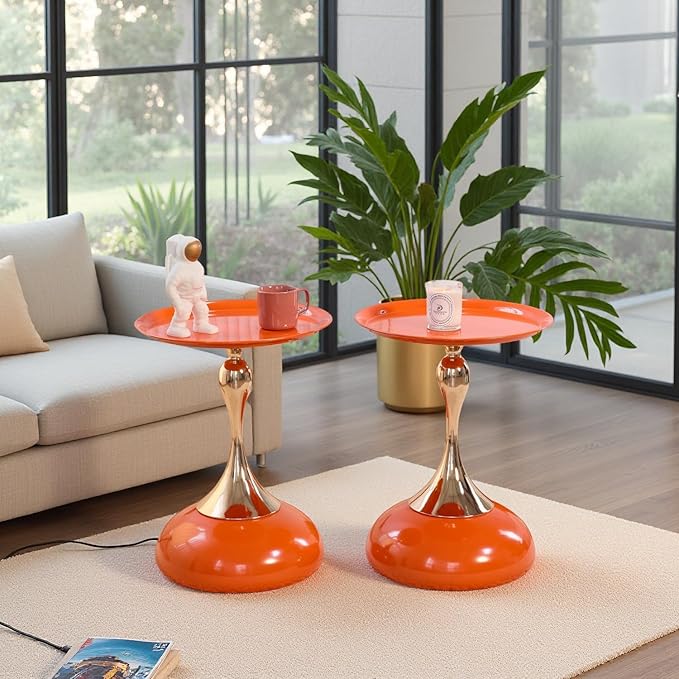 Stylish Hourglass Side Table - Image 6