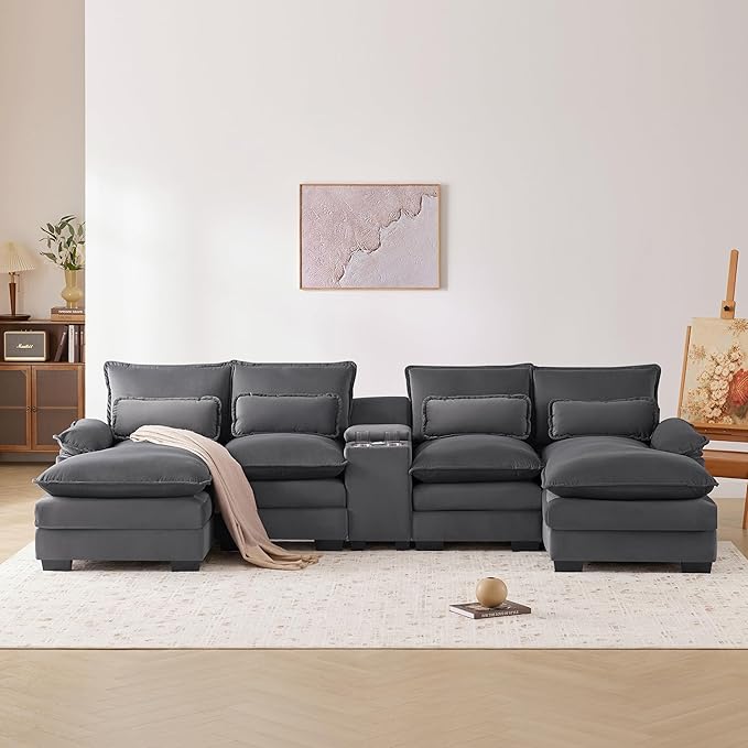 Merax U-Shaped Sectional Sofa - Image 3