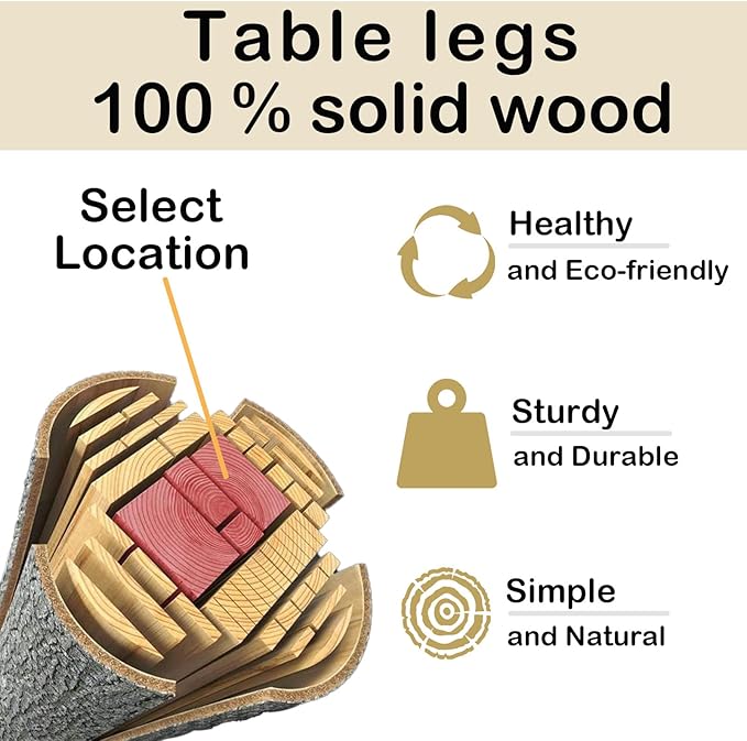 Narrow Side Table with Fabric Basket, 3 Tier Skinny End Table with Wood Legs - Image 5