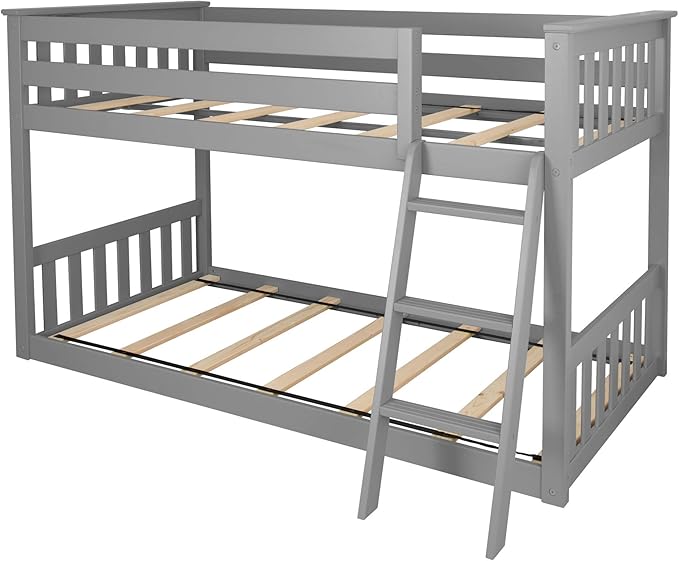 Max & Lily Twin Over Twin Low Bunk Bed - Image 6